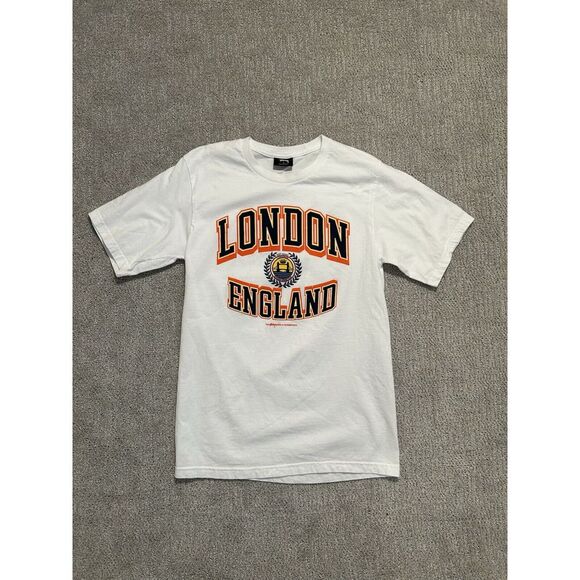 Stussy Other - Stussy London England T-Shirt - White Tee - Men's Size Small S White